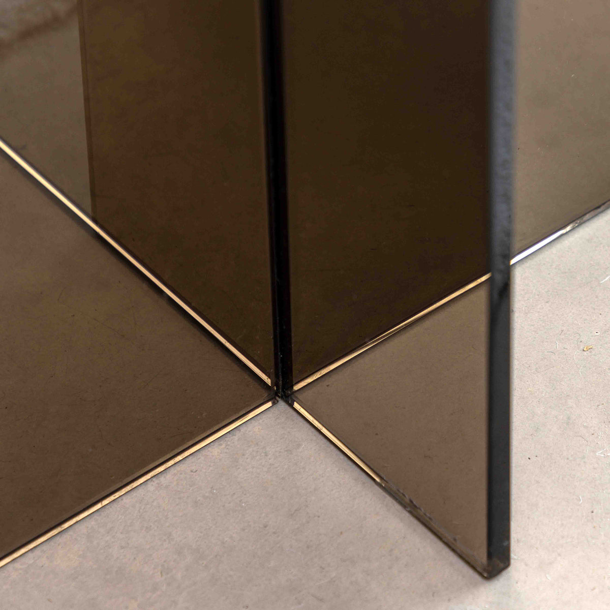 Parioli Round Glass Side Table