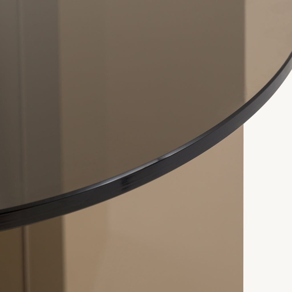 Parioli Round Glass Side Table