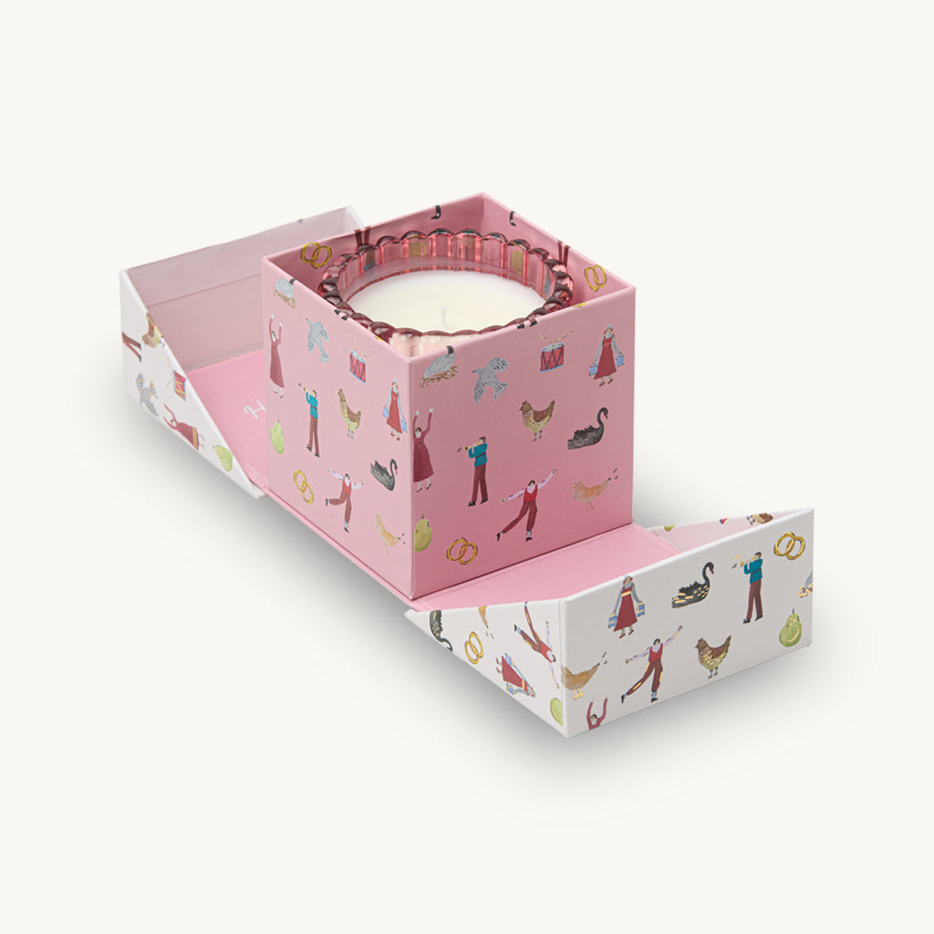 Pink Peppermint Christmas Soy Candle