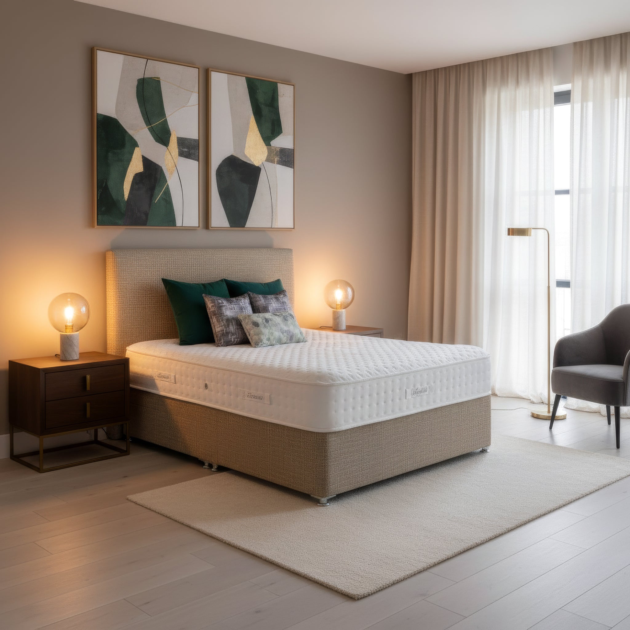 Arighi Bianchi 4 Drawer Prarie Bed in Brown