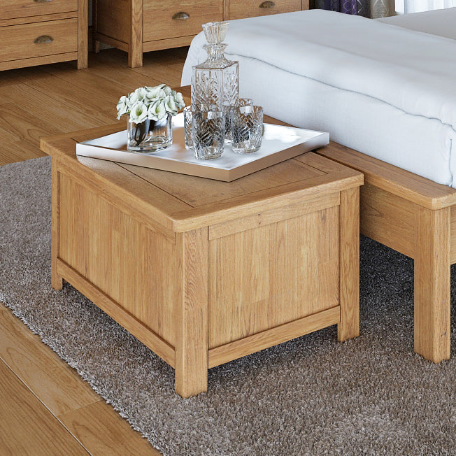 Florence Blanket Box in Oak