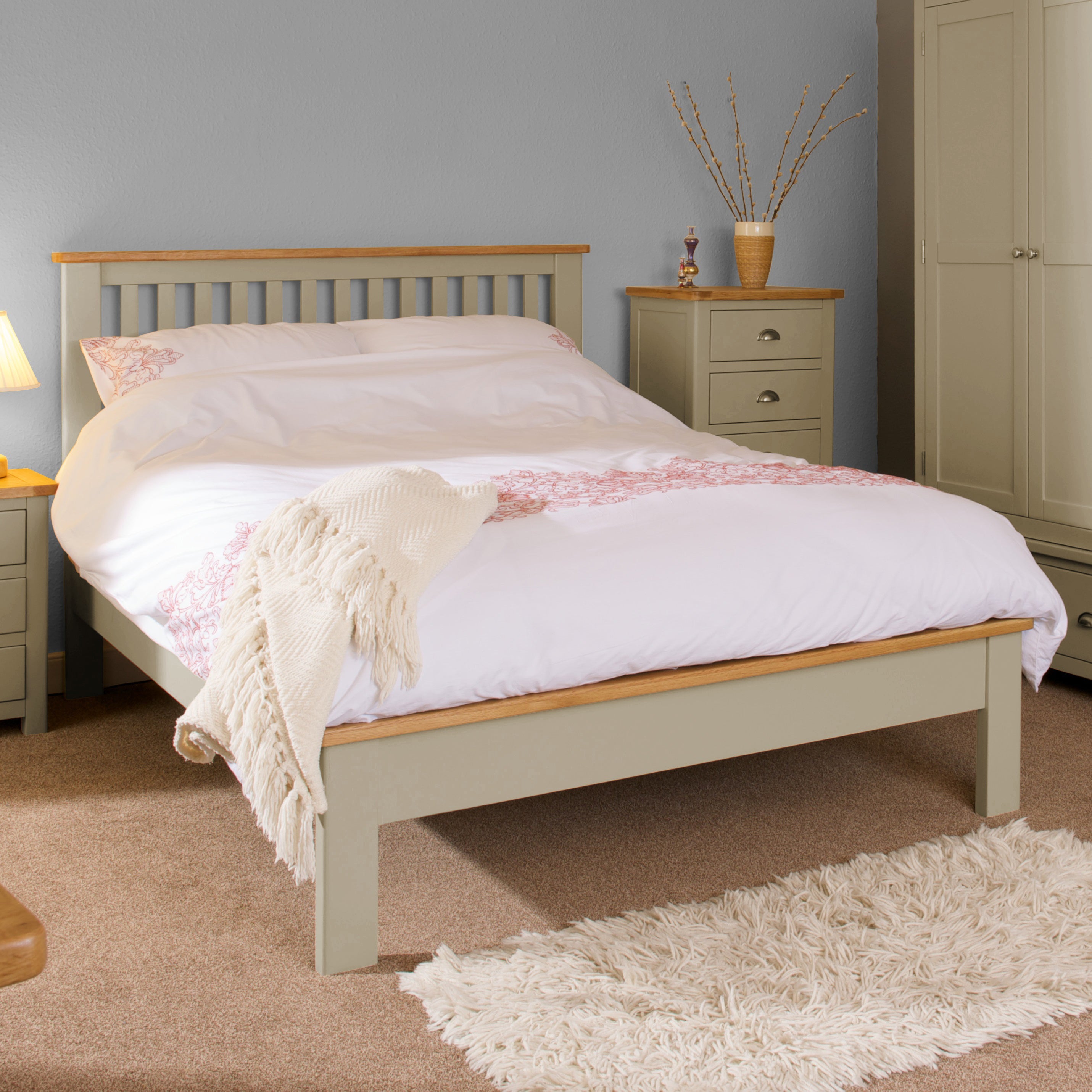 Florence Bedstead in Grey
