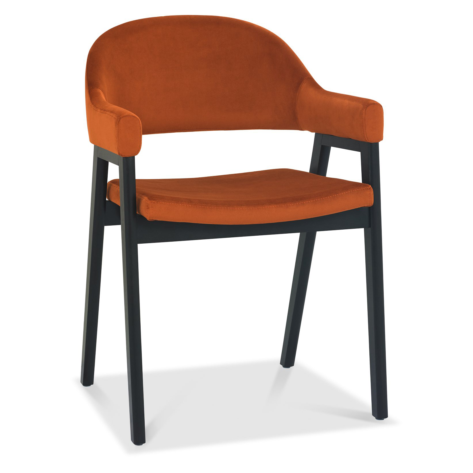 Highgate Peppercorn Armchair in Orange