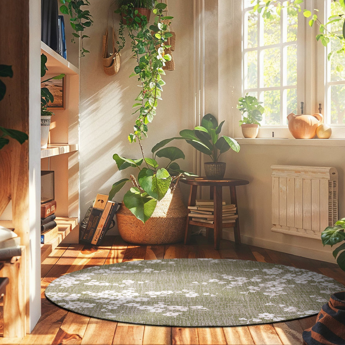 Sakura Circle Rug