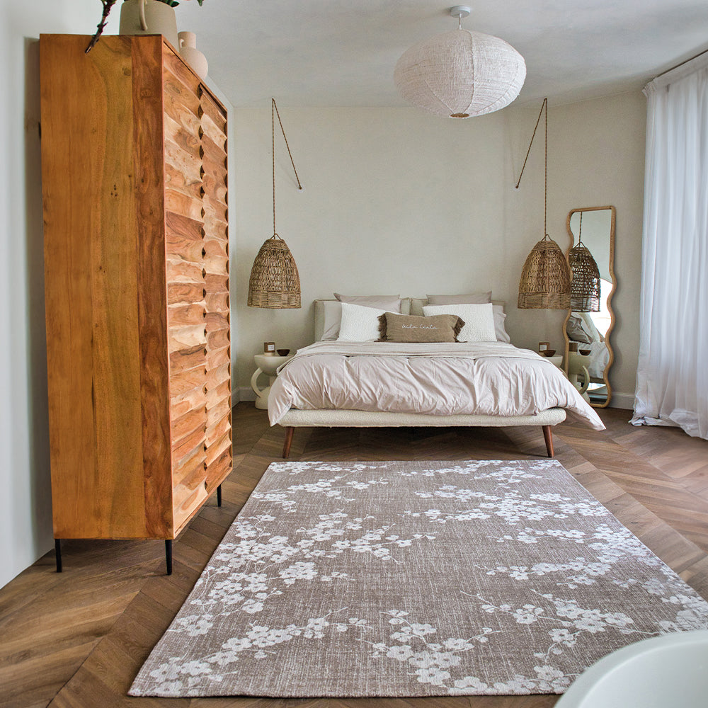 Sakura Rug in Morning Mist