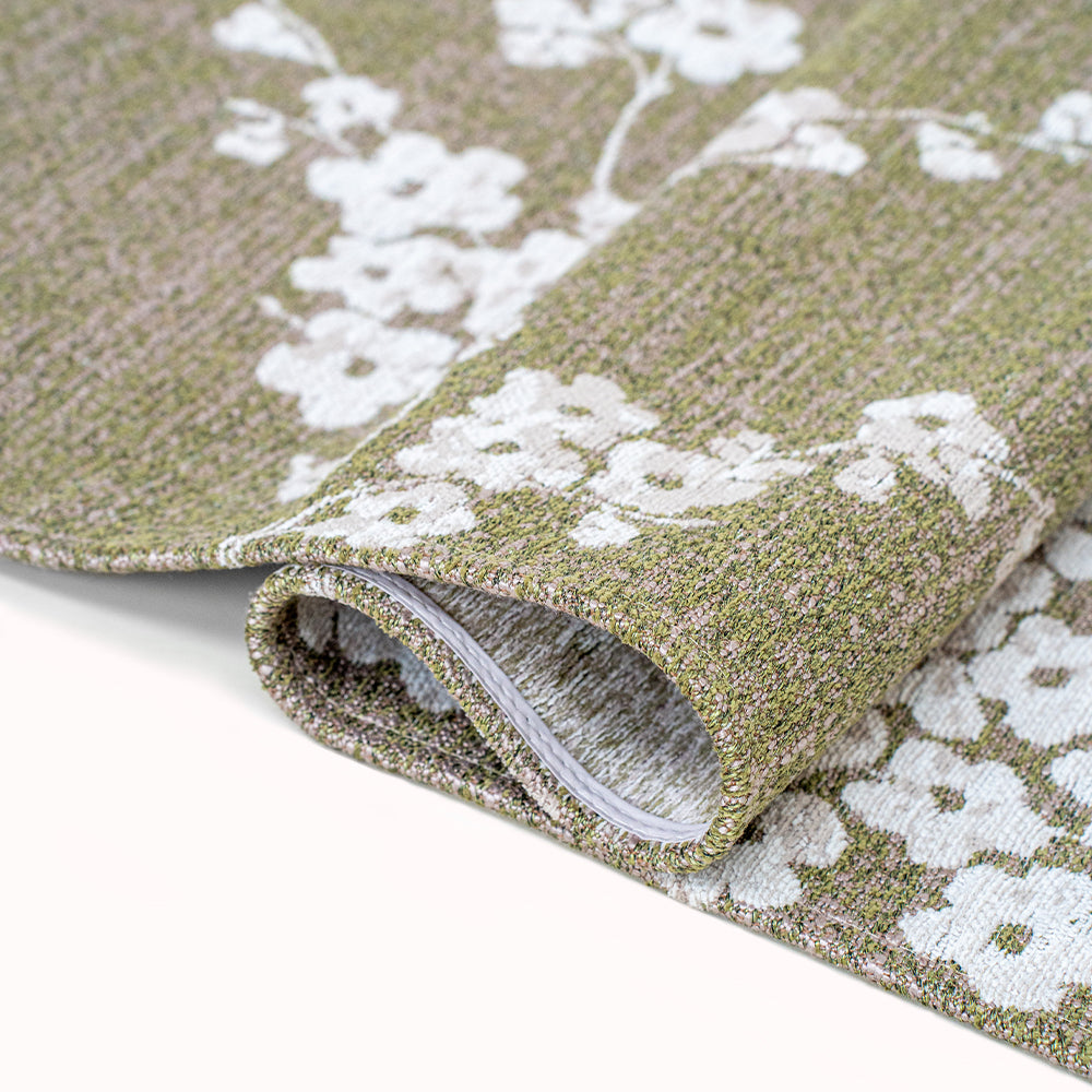 Sakura Rug in Wet Garden