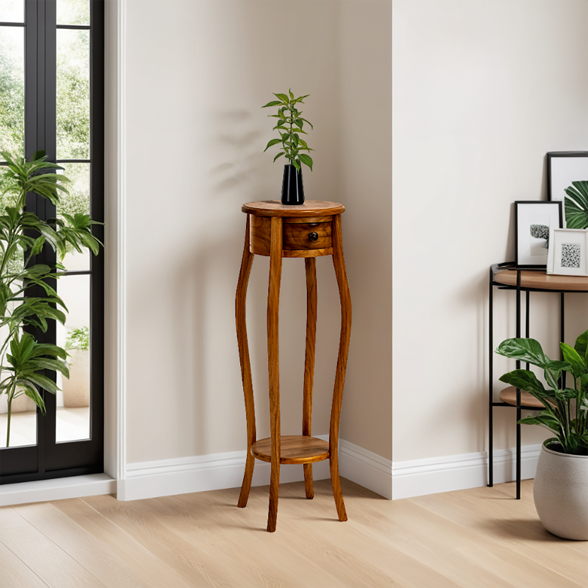Teak Cavendish Plantstand