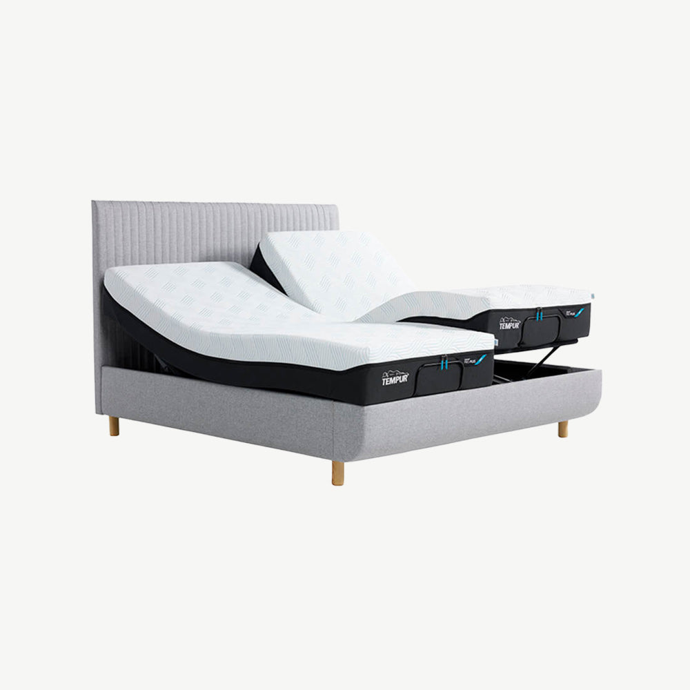TEMPUR® Ergo Smart Base Bed & Luxury Headboard