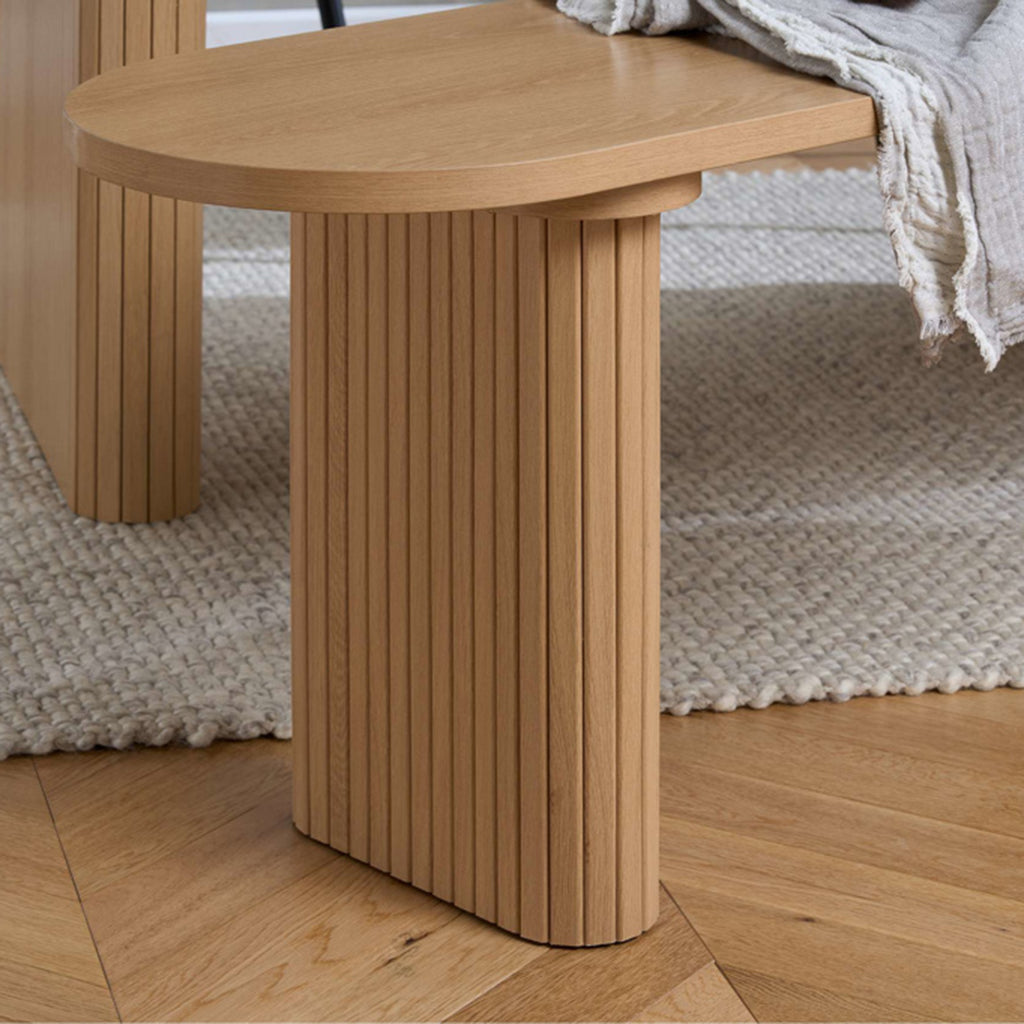 Tiffany Fluted Dining Bench