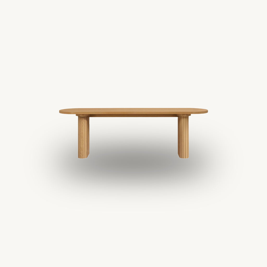Tiffany Fluted Dining Bench