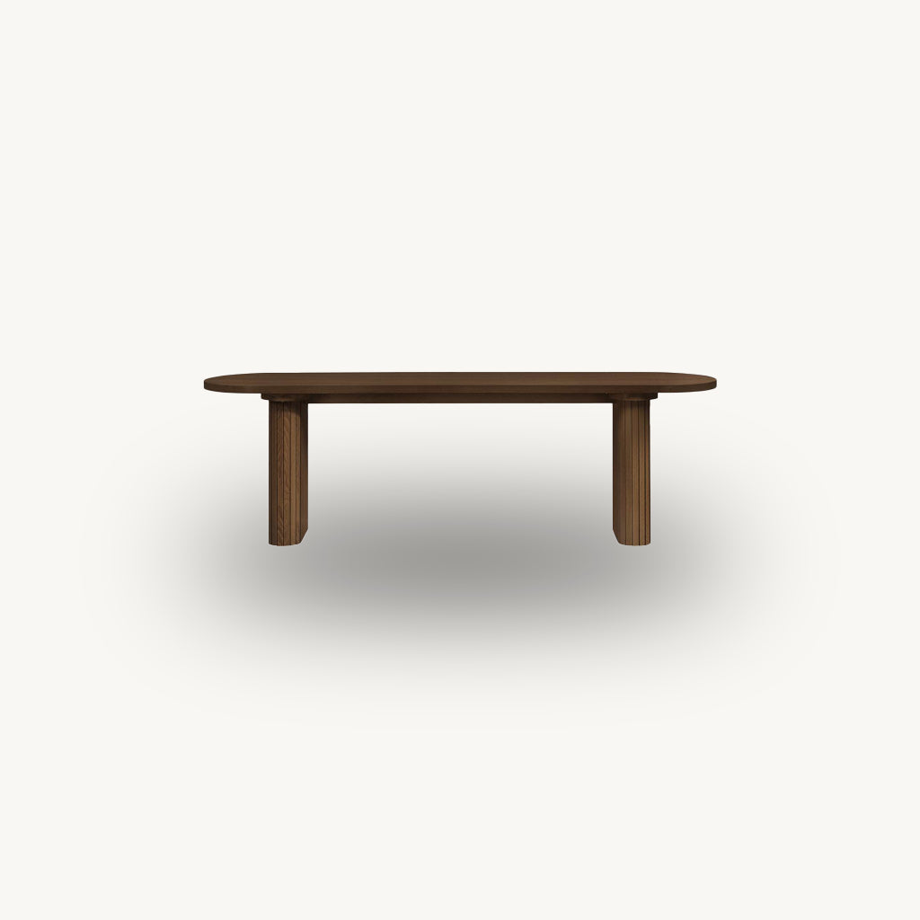 Tiffany Fluted Dining Bench