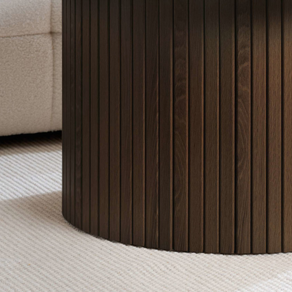 Tiffany Round Fluted Coffee Table