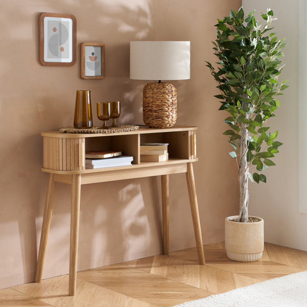 Tiffany Fluted Console Table