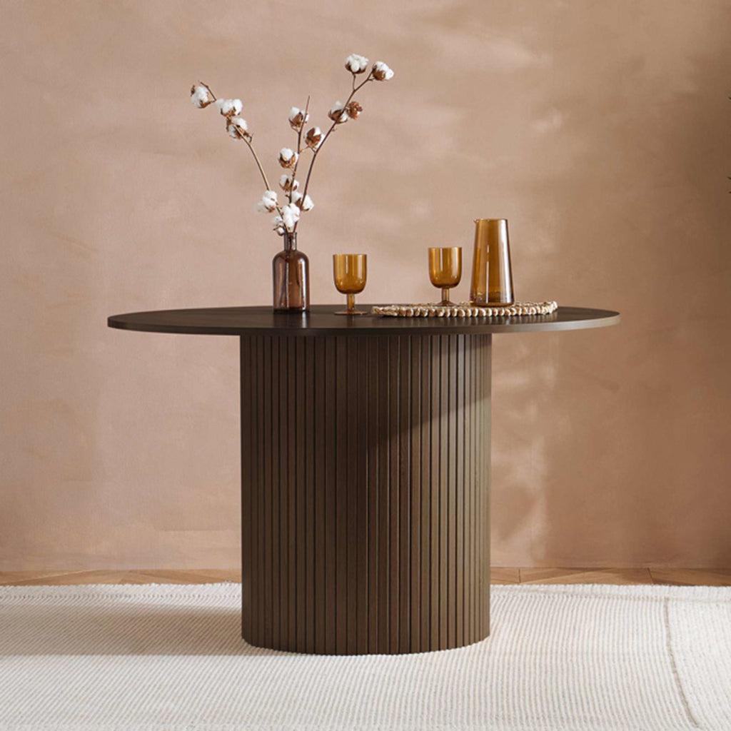 Tiffany Round Fluted Dining Table