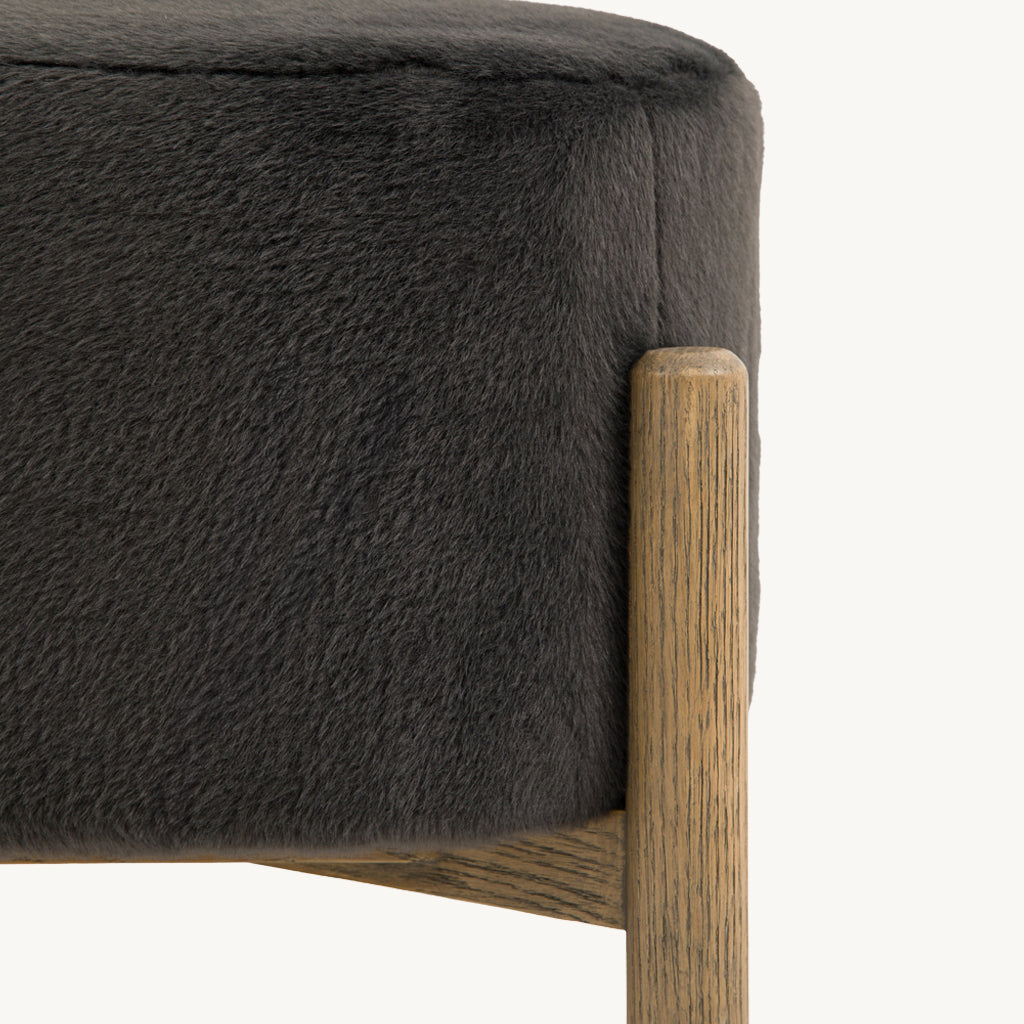 Tindon Fabric Footstool