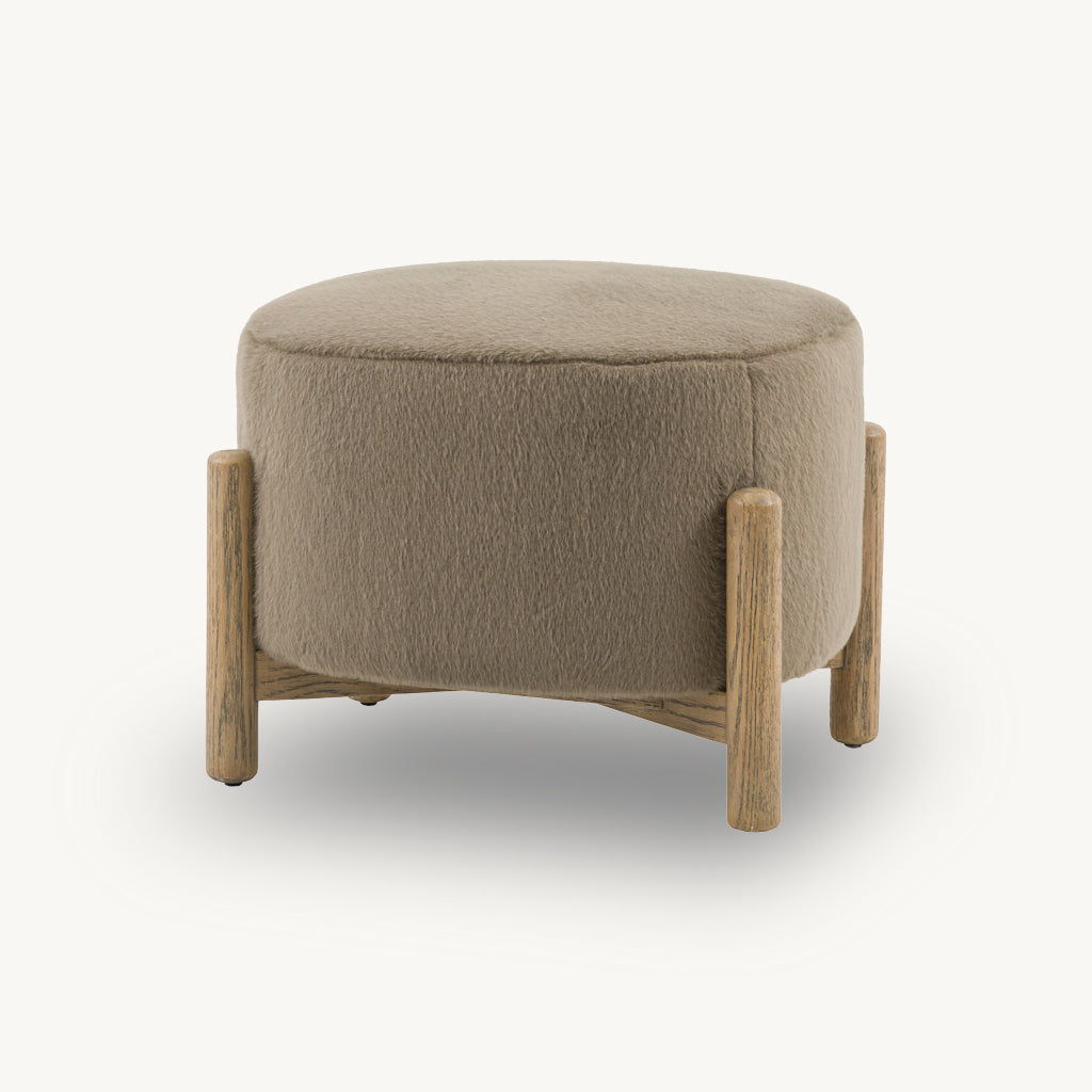 Tindon Fabric Footstool