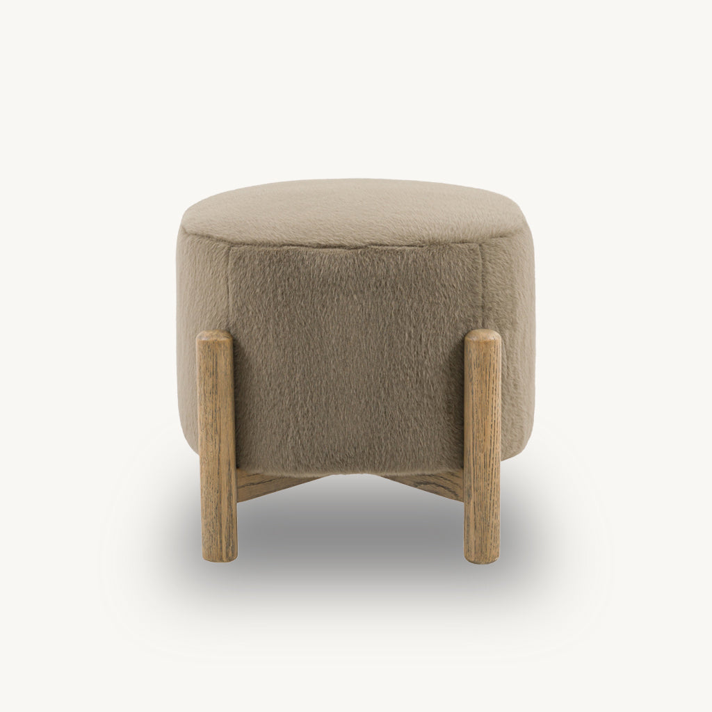 Tindon Fabric Footstool