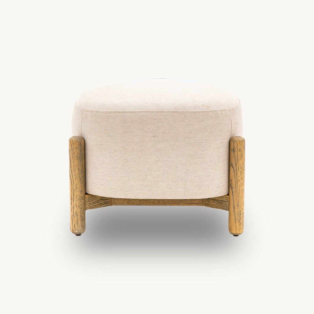 Tindon Fabric Footstool