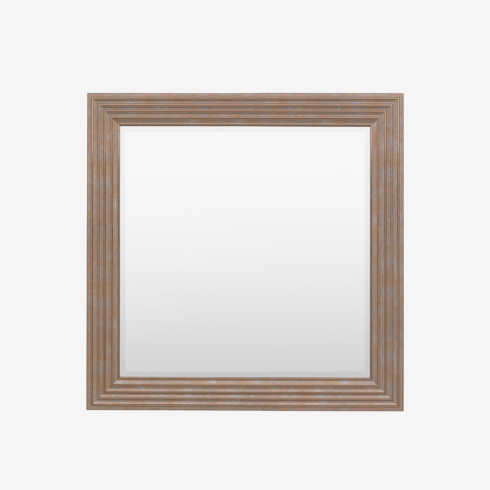Tromso Gold Square Mirror