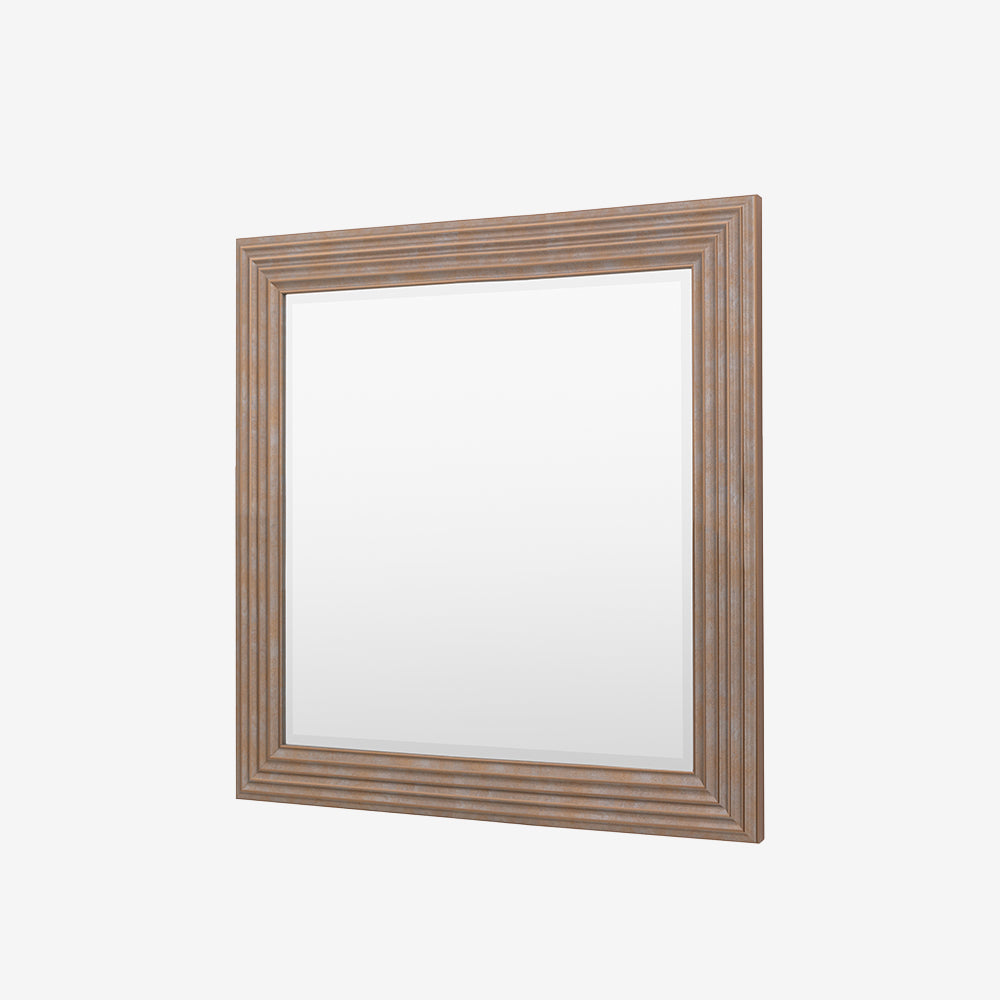 Tromso Gold Square Mirror