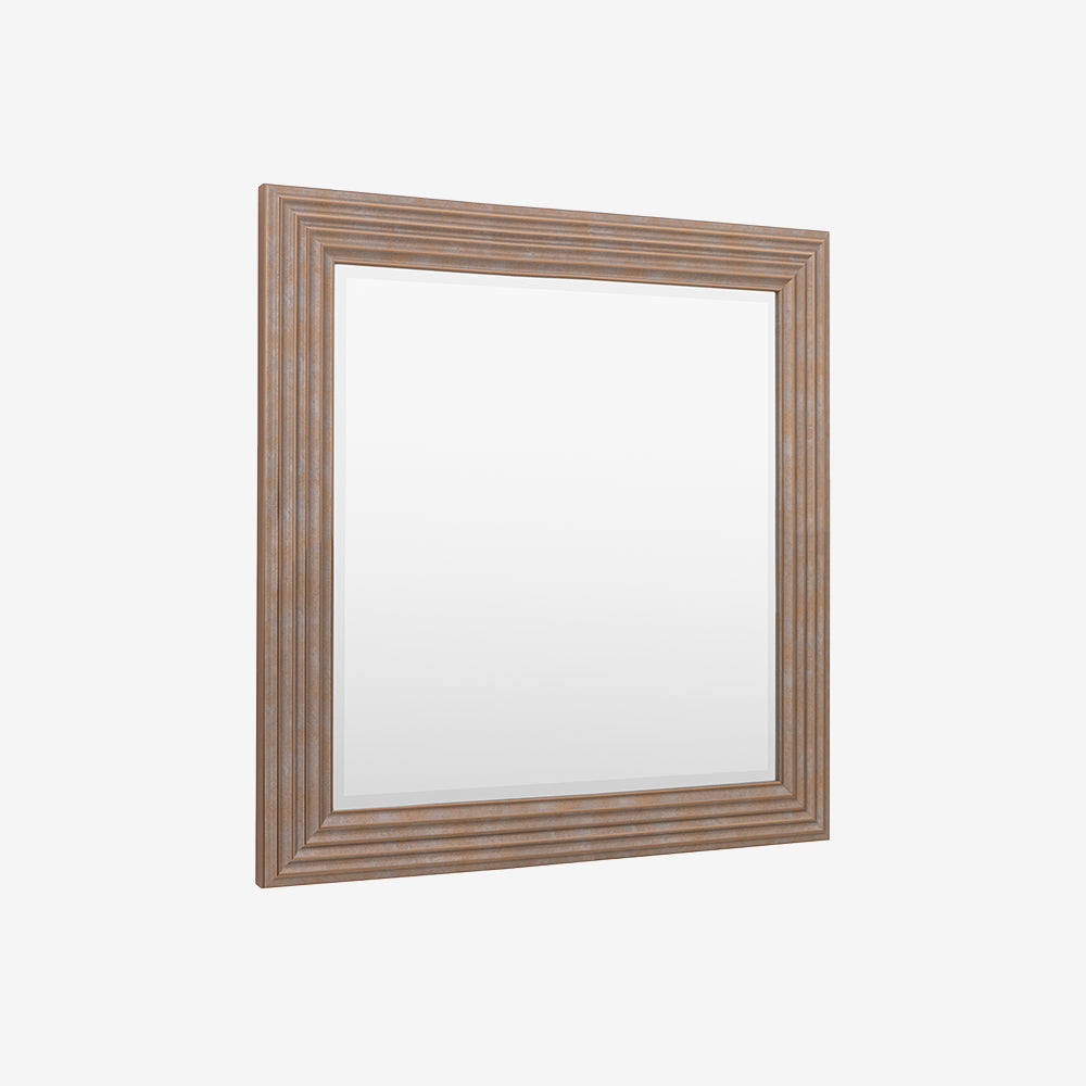 Tromso Gold Square Mirror