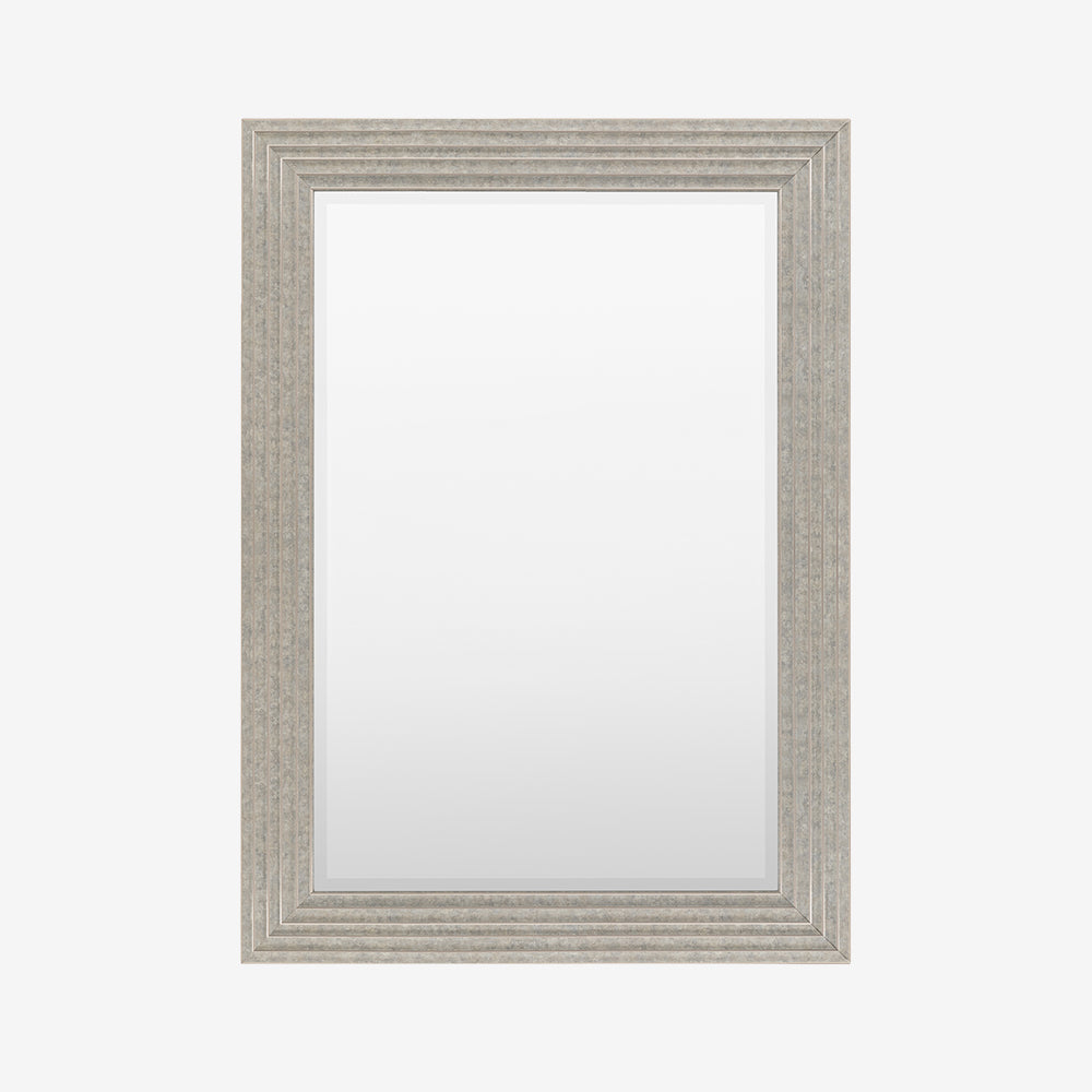 Tromso Rectangle Silver Mirror
