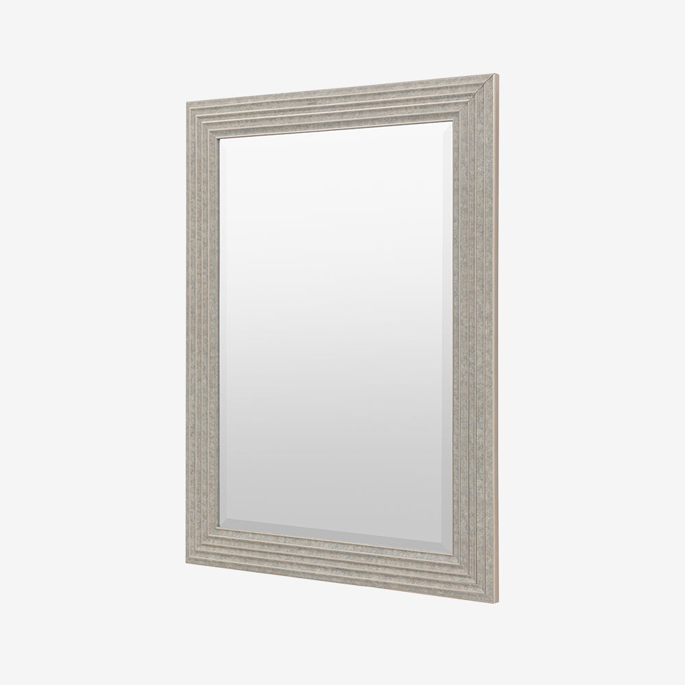 Tromso Rectangle Silver Mirror