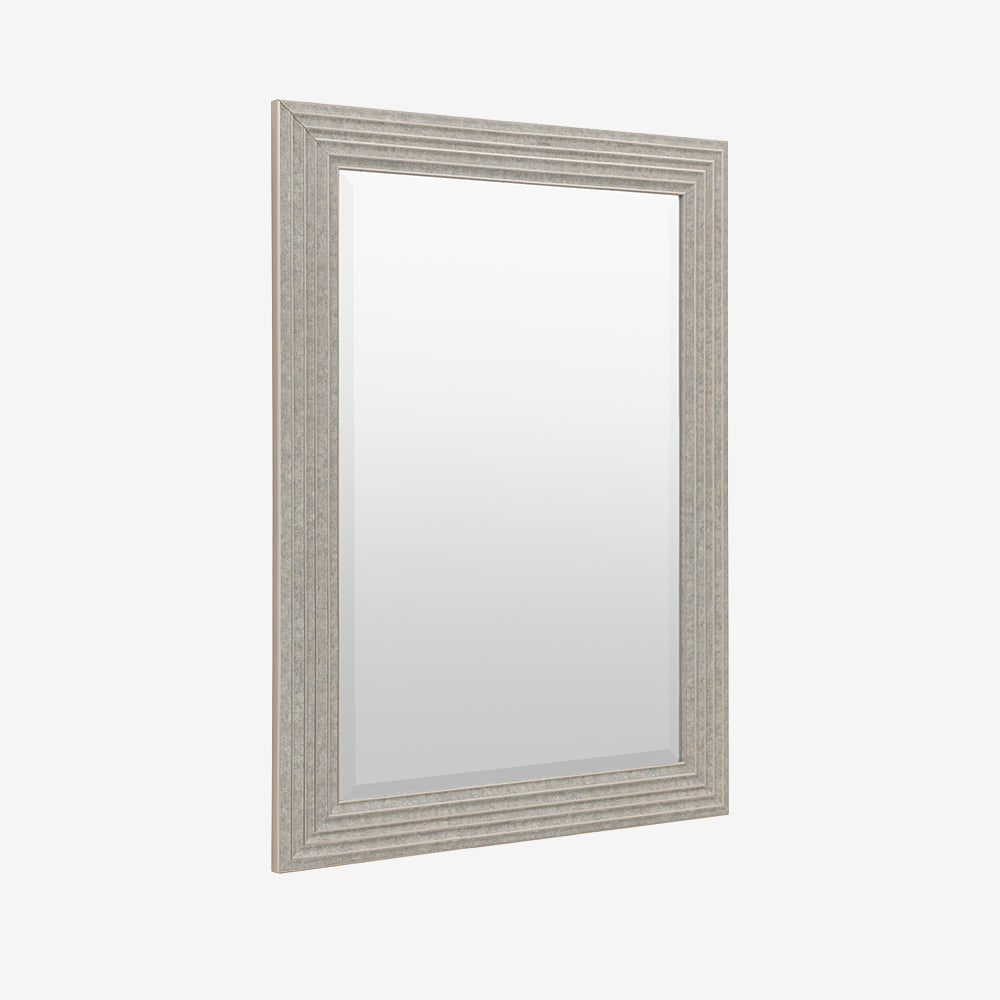 Tromso Rectangle Silver Mirror