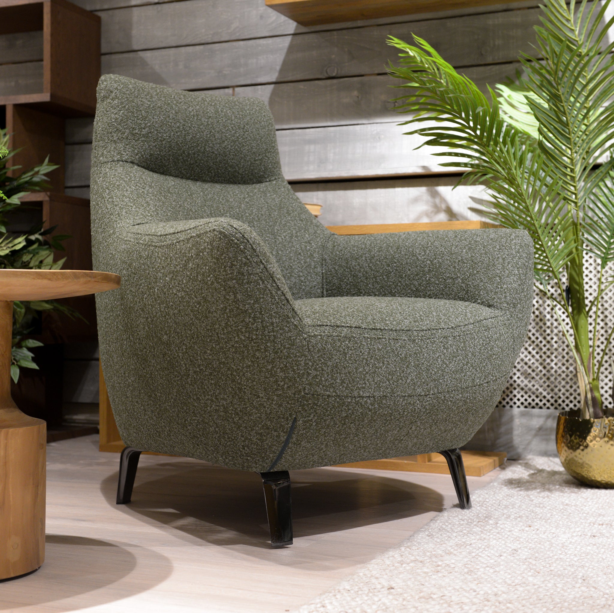 Ursula Club Chair in Green