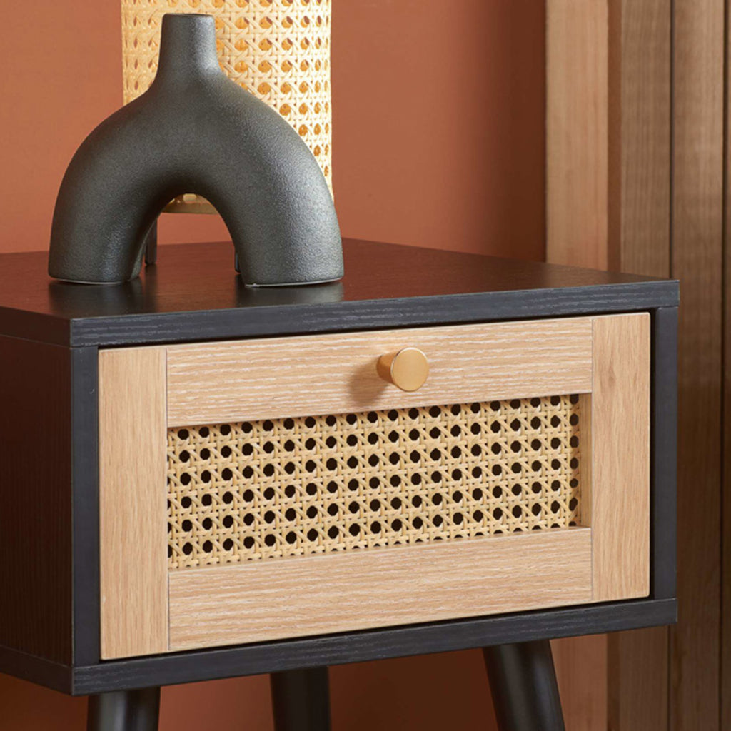 Washington 1DR Rattan Bedside Table