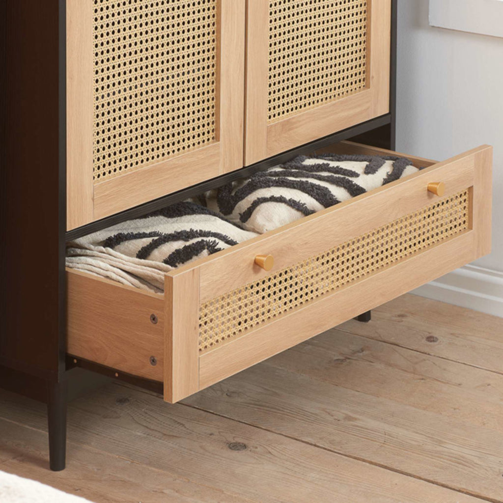 Washington Rattan Wardrobe