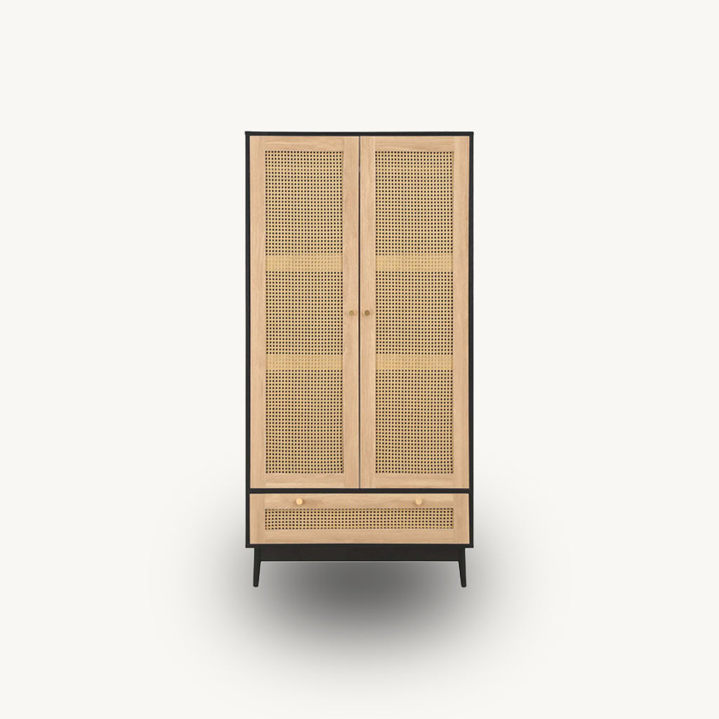 Washington Rattan Wardrobe