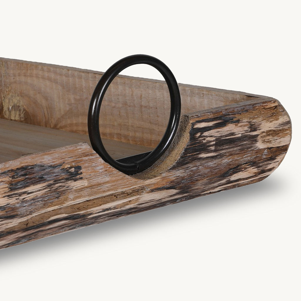Wooden Tray with Handles