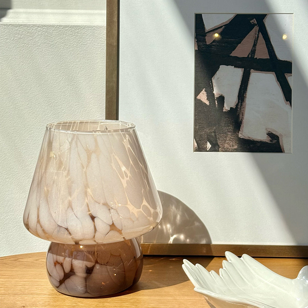 Amber Marble Effect Mushroom Hurricane