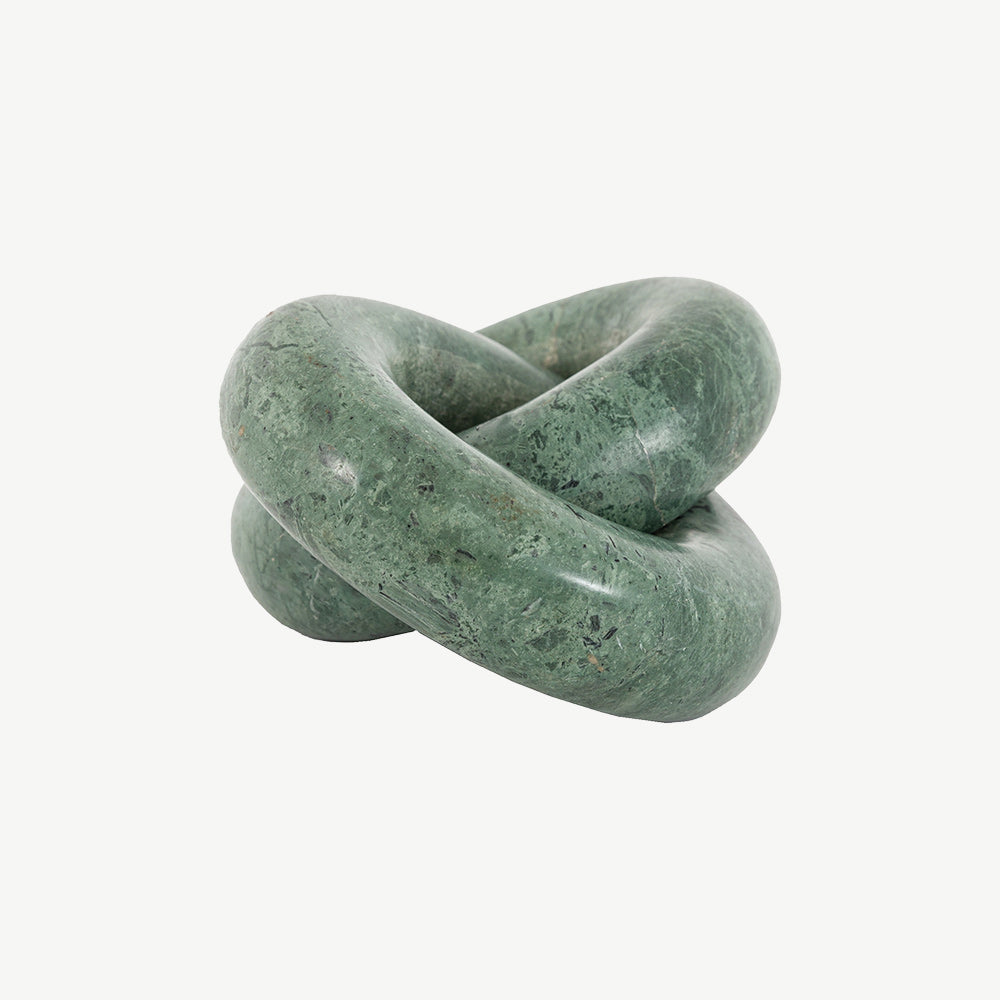 Avila Marble Circle Link in Green