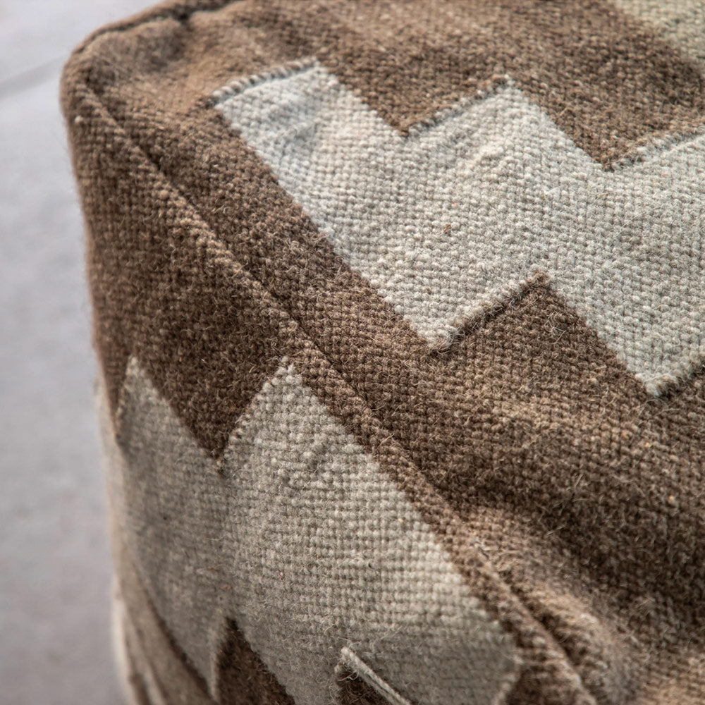 Falun Tonal Biscuit Pouffe