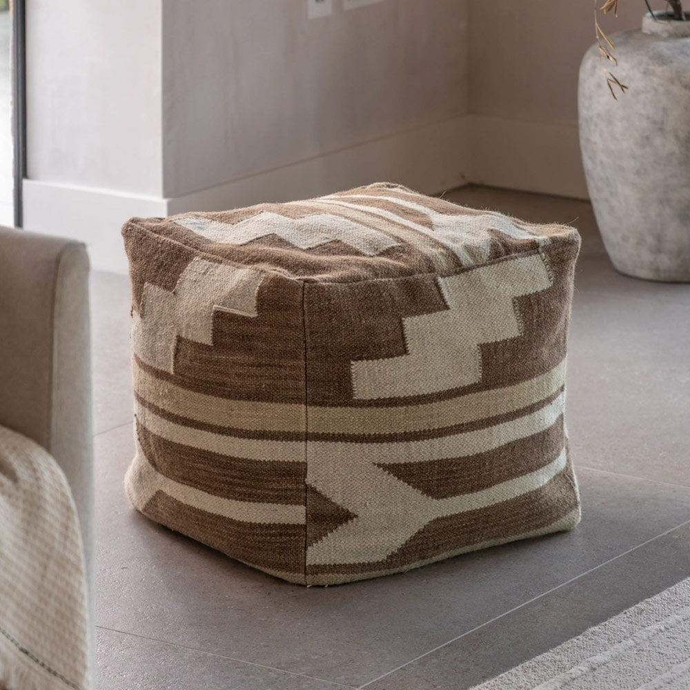Falun Tonal Biscuit Pouffe