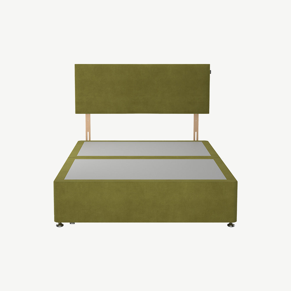 TEMPUR® Buckingham Conti Drawer Divan in Green