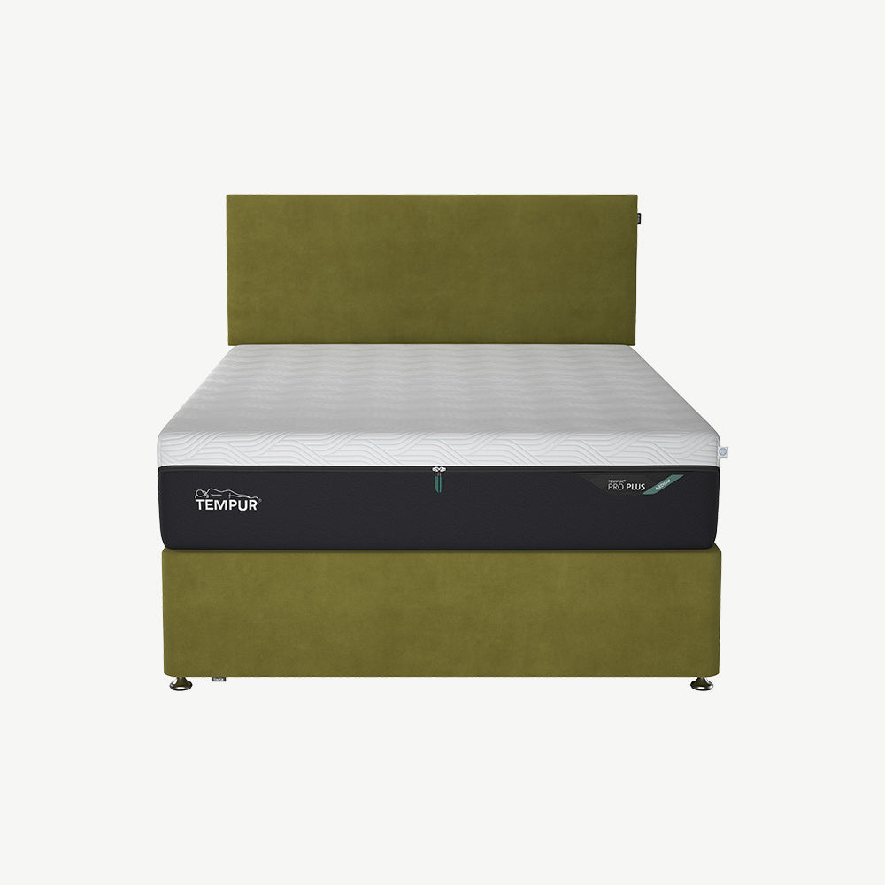 TEMPUR® Buckingham Conti Drawer Divan in Green