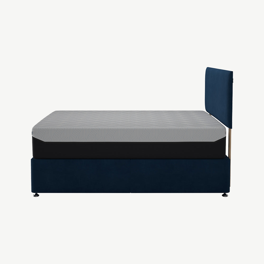 TEMPUR® Buckingham Conti Drawer Divan in Blue