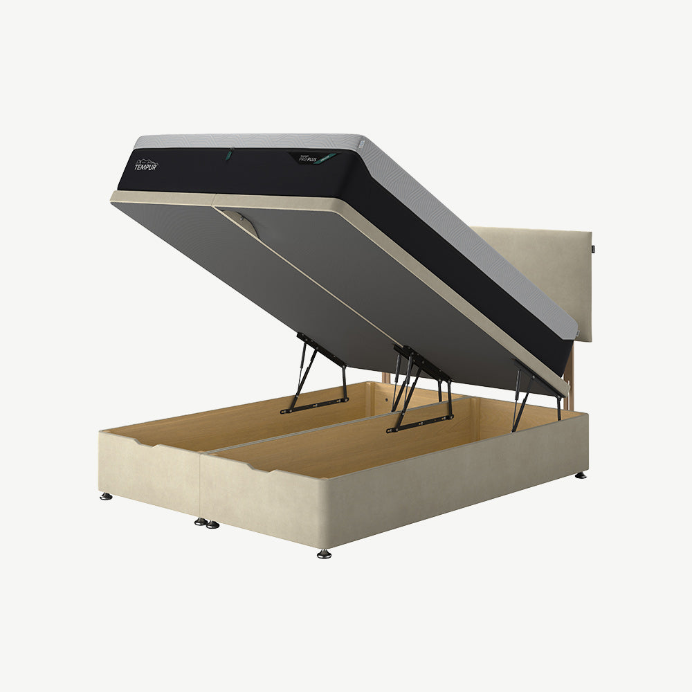 TEMPUR® Buckingham Conti Drawer Divan in Cream