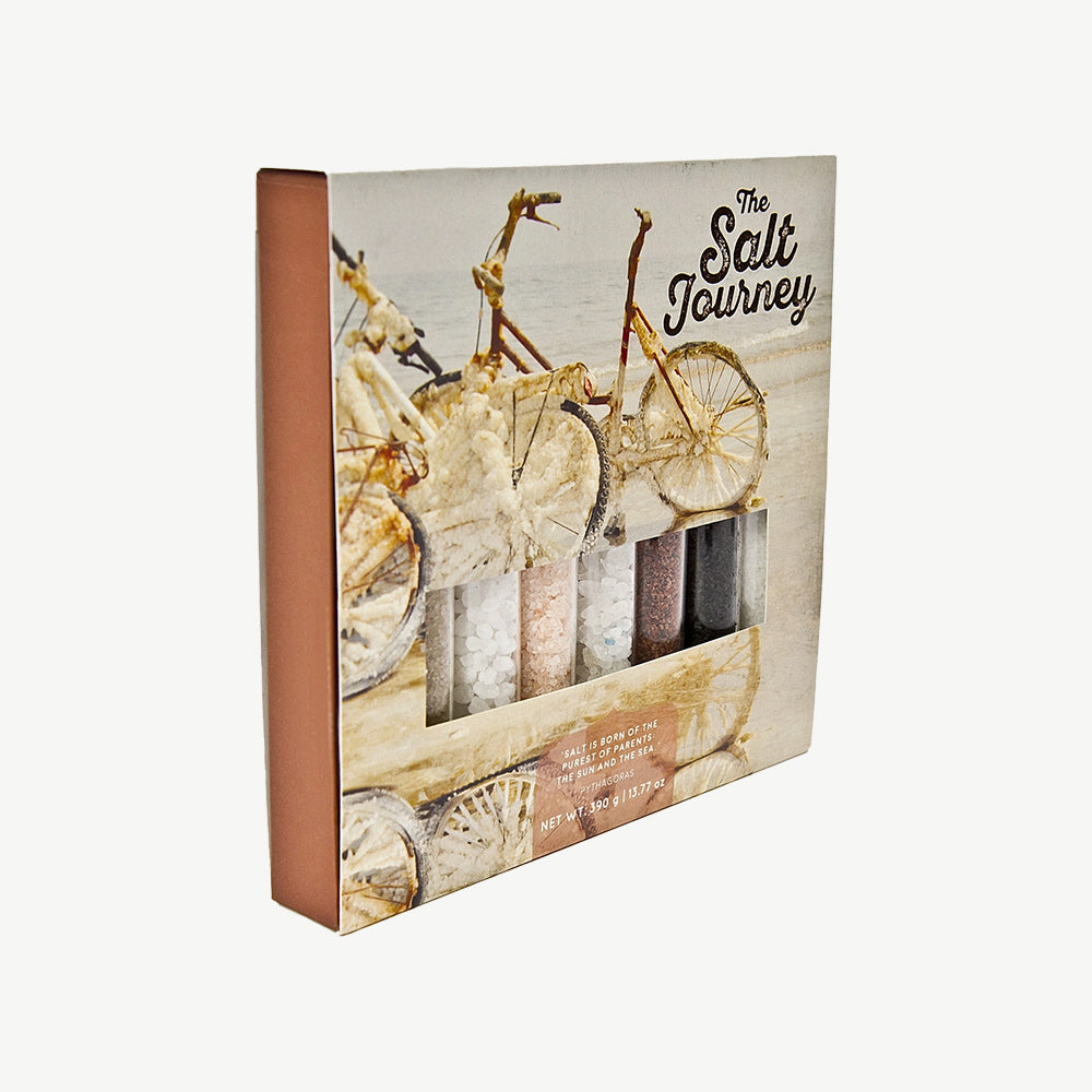 Collection of 8 Different Natural Salts