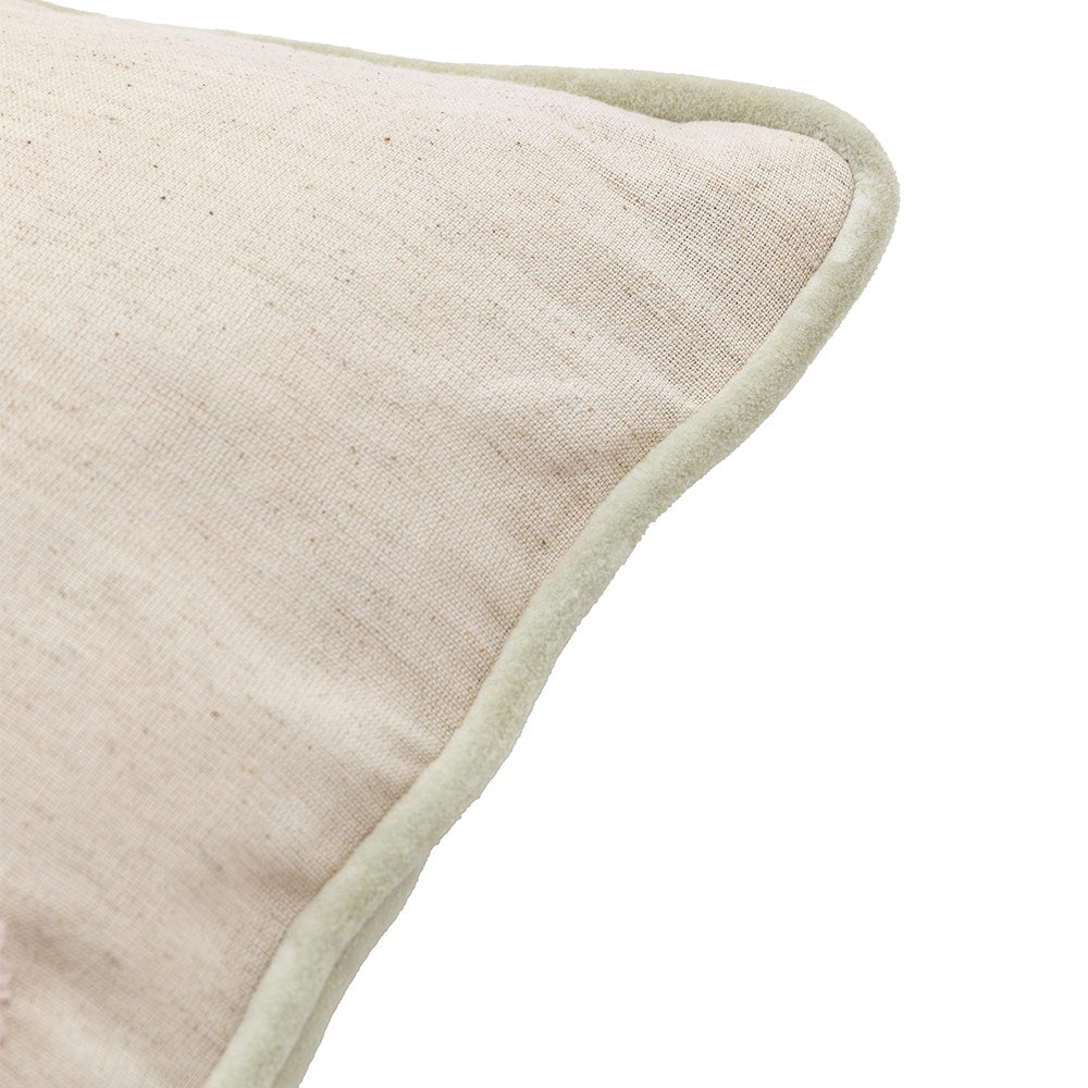 Embroidered Meadow Cushion