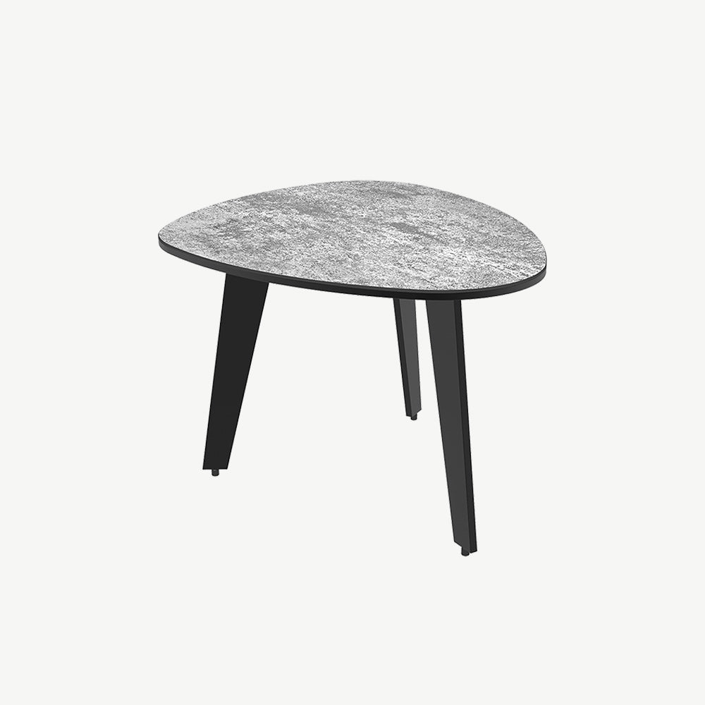 Galet Side Table in Silver