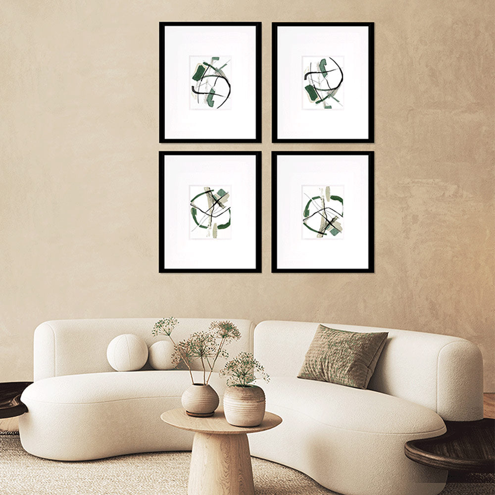 Green Lines I Wall Art