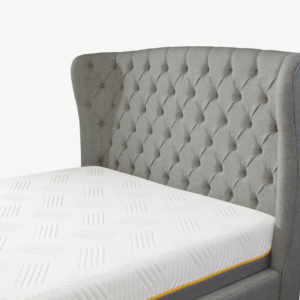 TEMPUR® Holcot Ottoman Bed in Light Grey