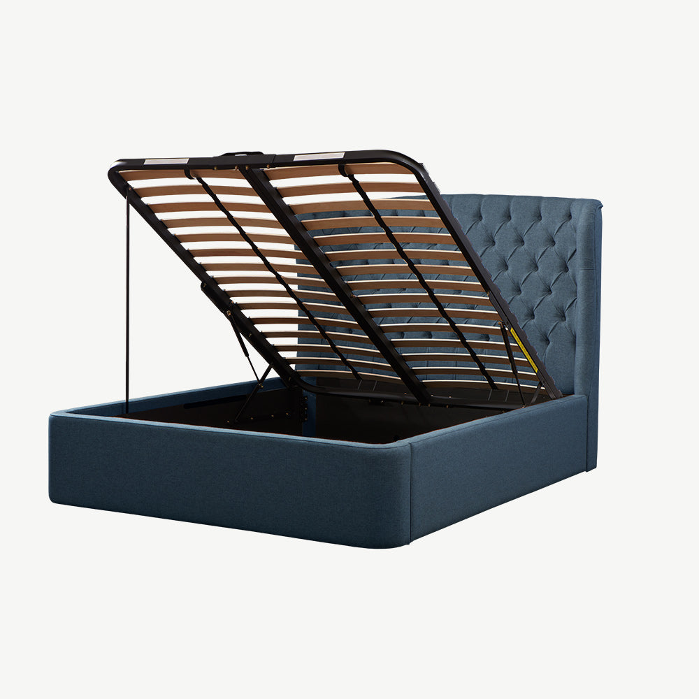 TEMPUR® Holcot Ottoman Bed in Blue