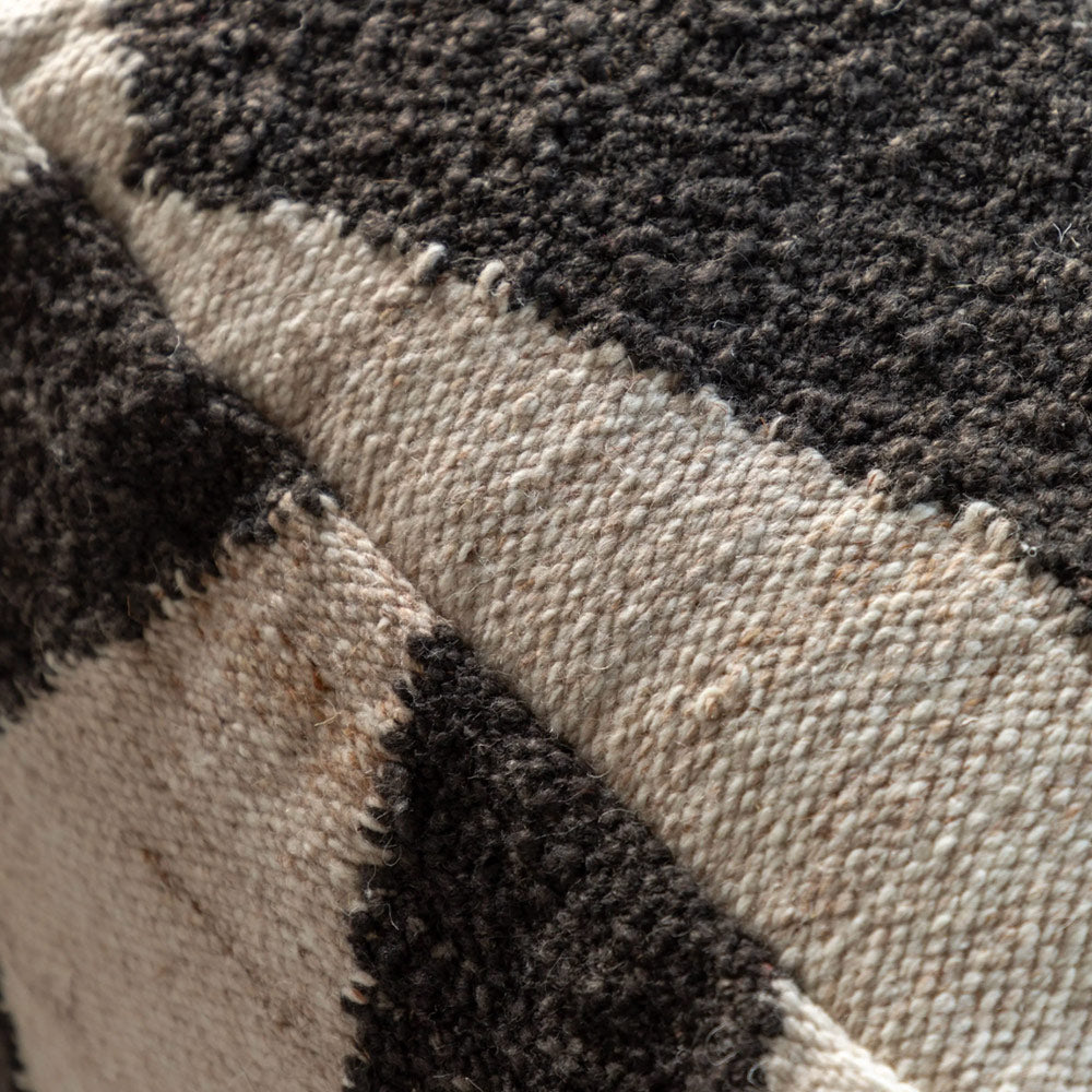 Visby Monochrome Pouffe
