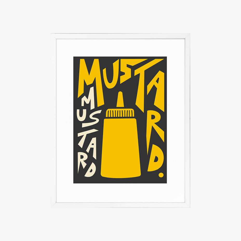 Mustard Framed Wall Art