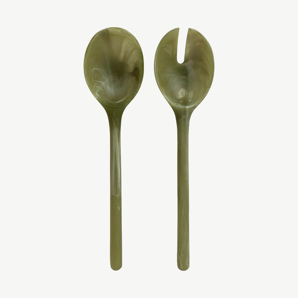Salad Servers in Green